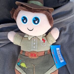 Vintage Jubilee Jam 10"Plush Toy with Brown Hat and Green Outfit